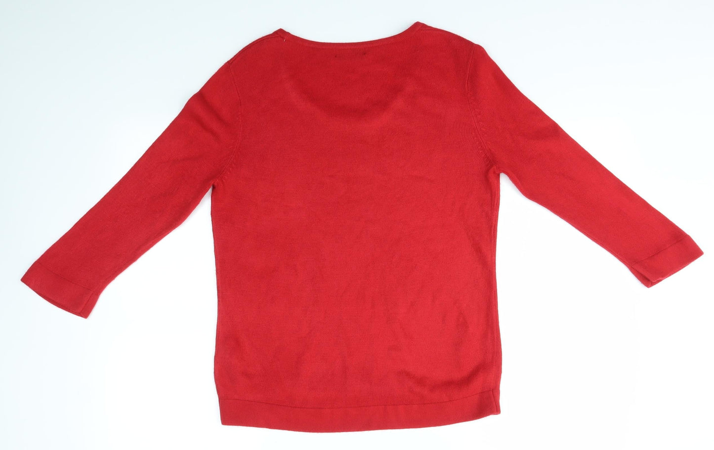 BM Womens Red   Pullover Jumper Size S