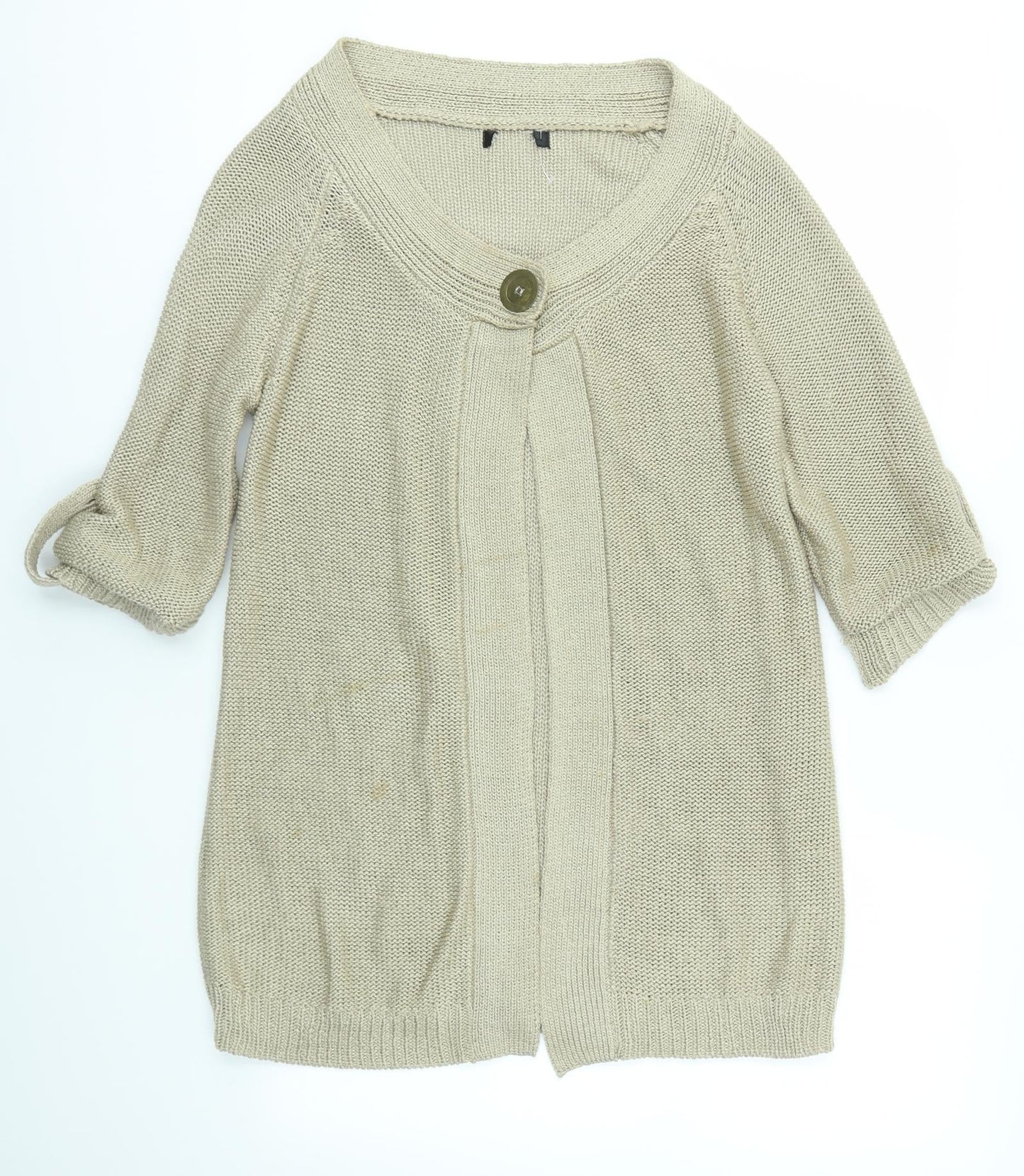 Preworn Womens Brown   Cardigan Jumper Size 14