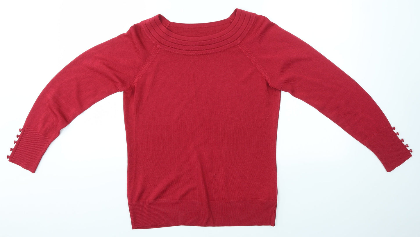 M&S Womens Pink   Pullover Jumper Size 12