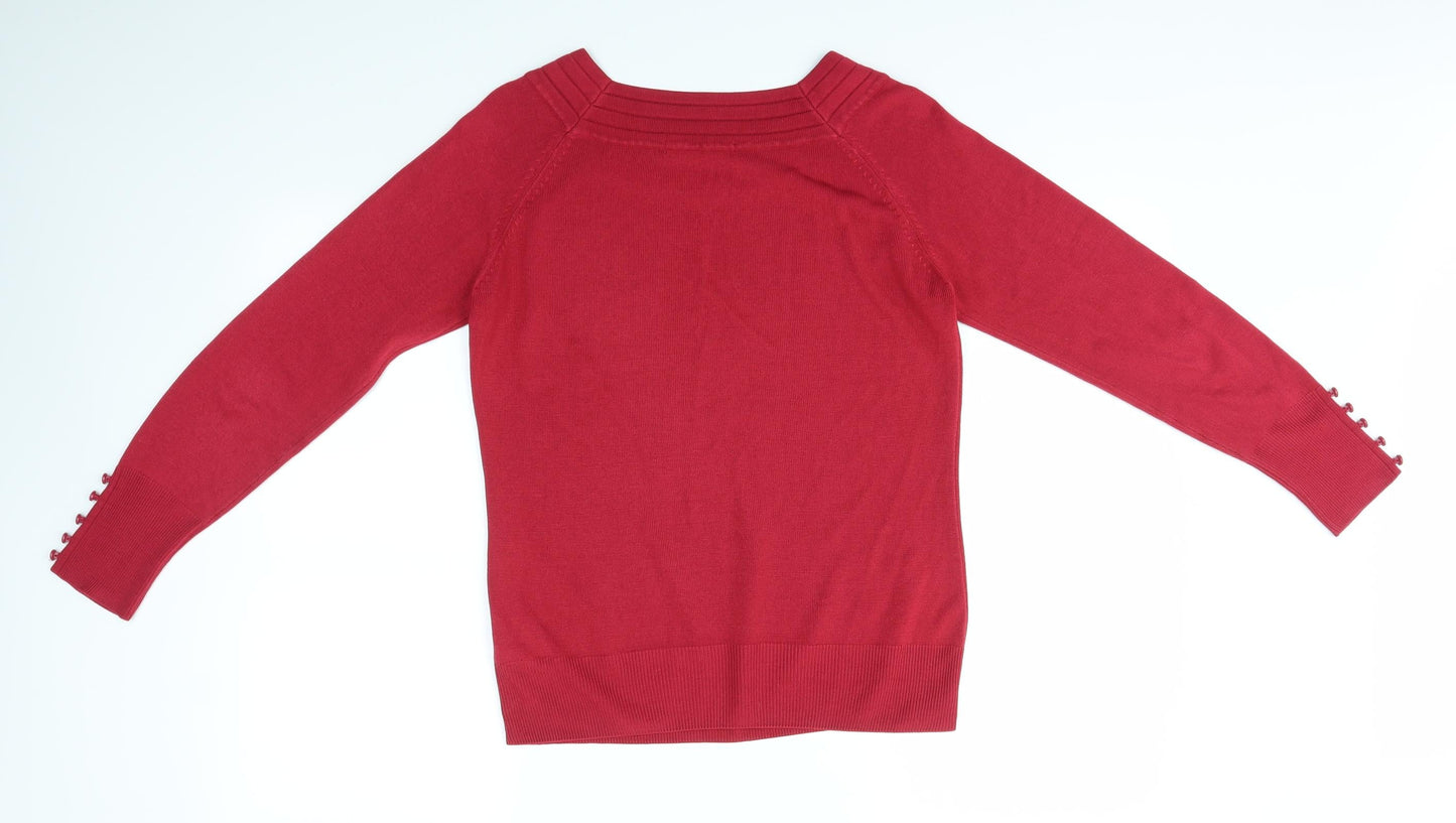 M&S Womens Pink   Pullover Jumper Size 12