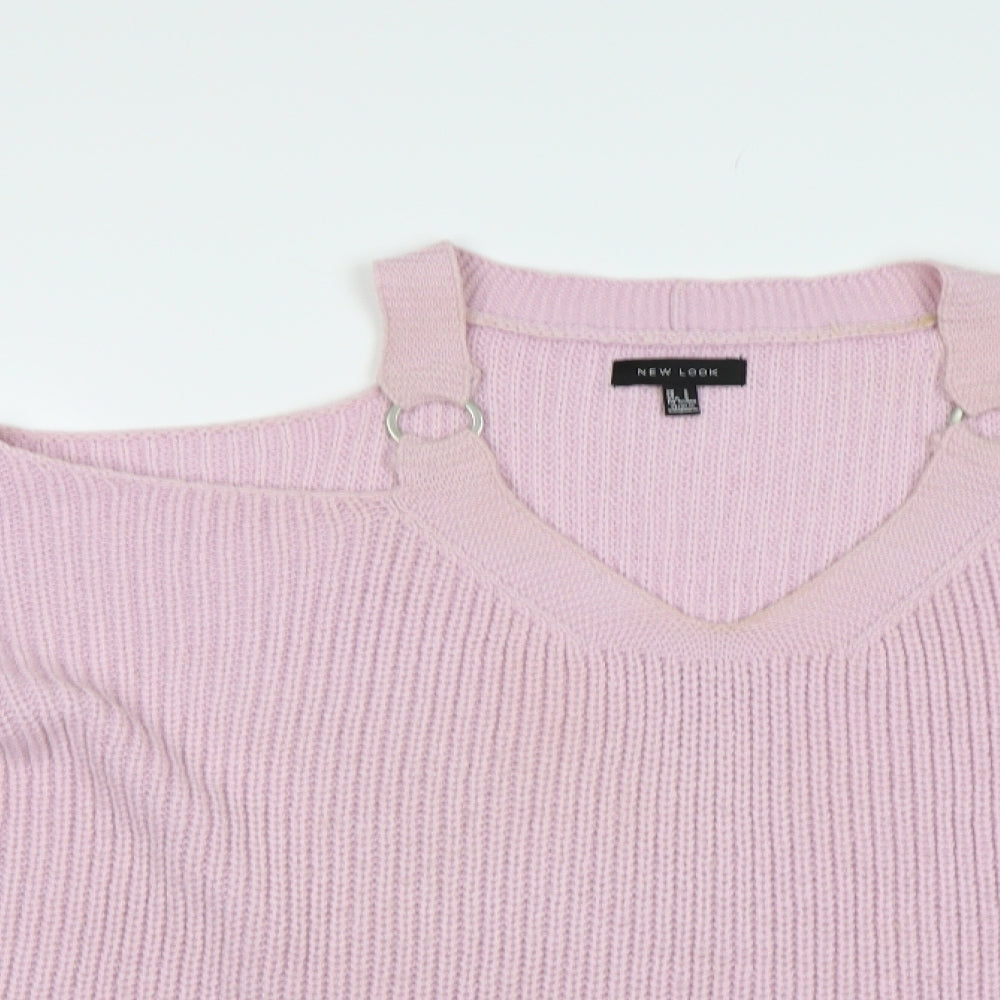 New Look Womens Purple   Pullover Jumper Size S