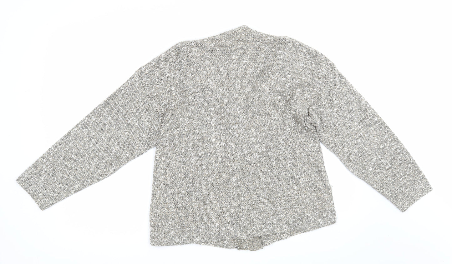 Express Womens Grey   Cardigan Jumper Size M