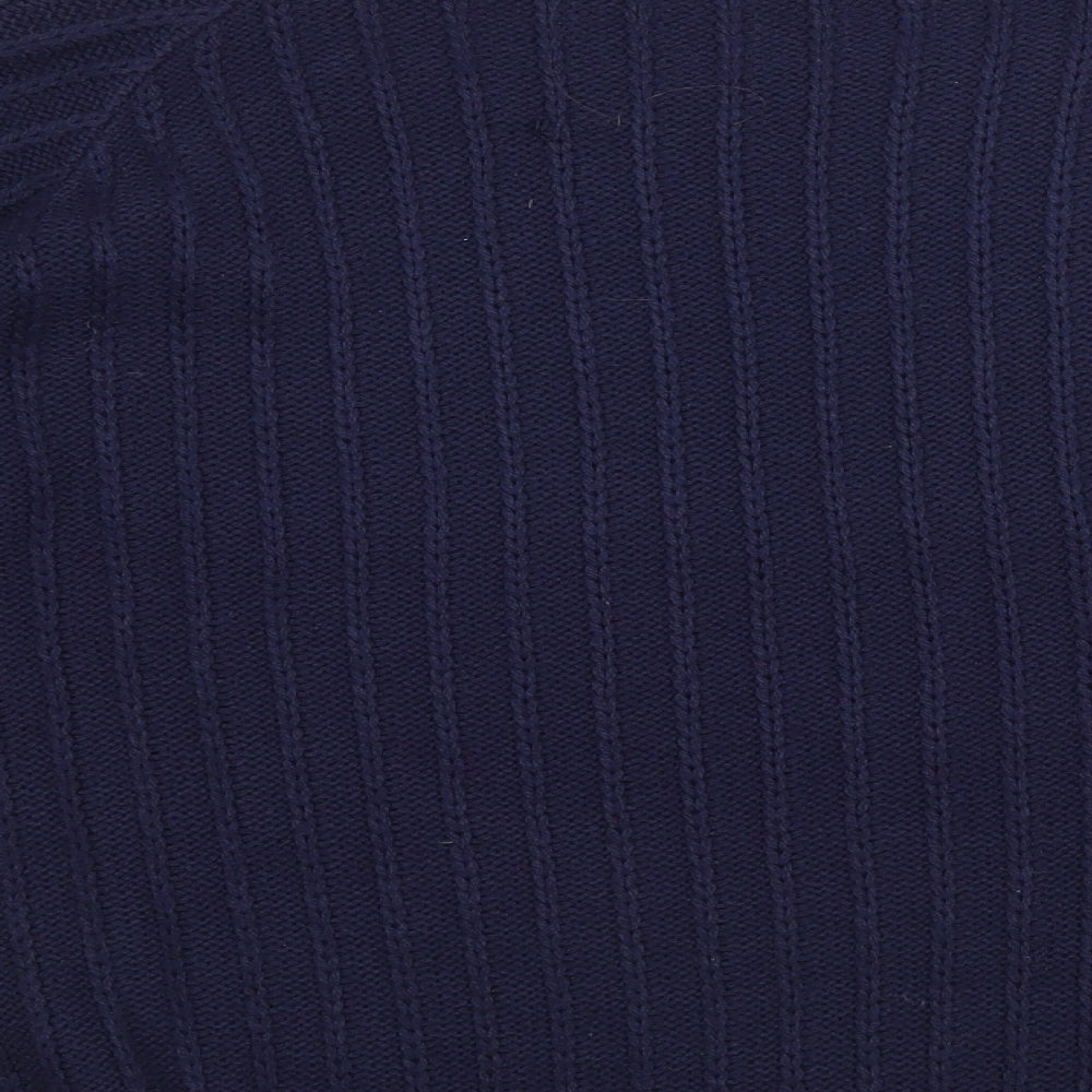 BASSINI Womens Blue   Pullover Jumper Size L