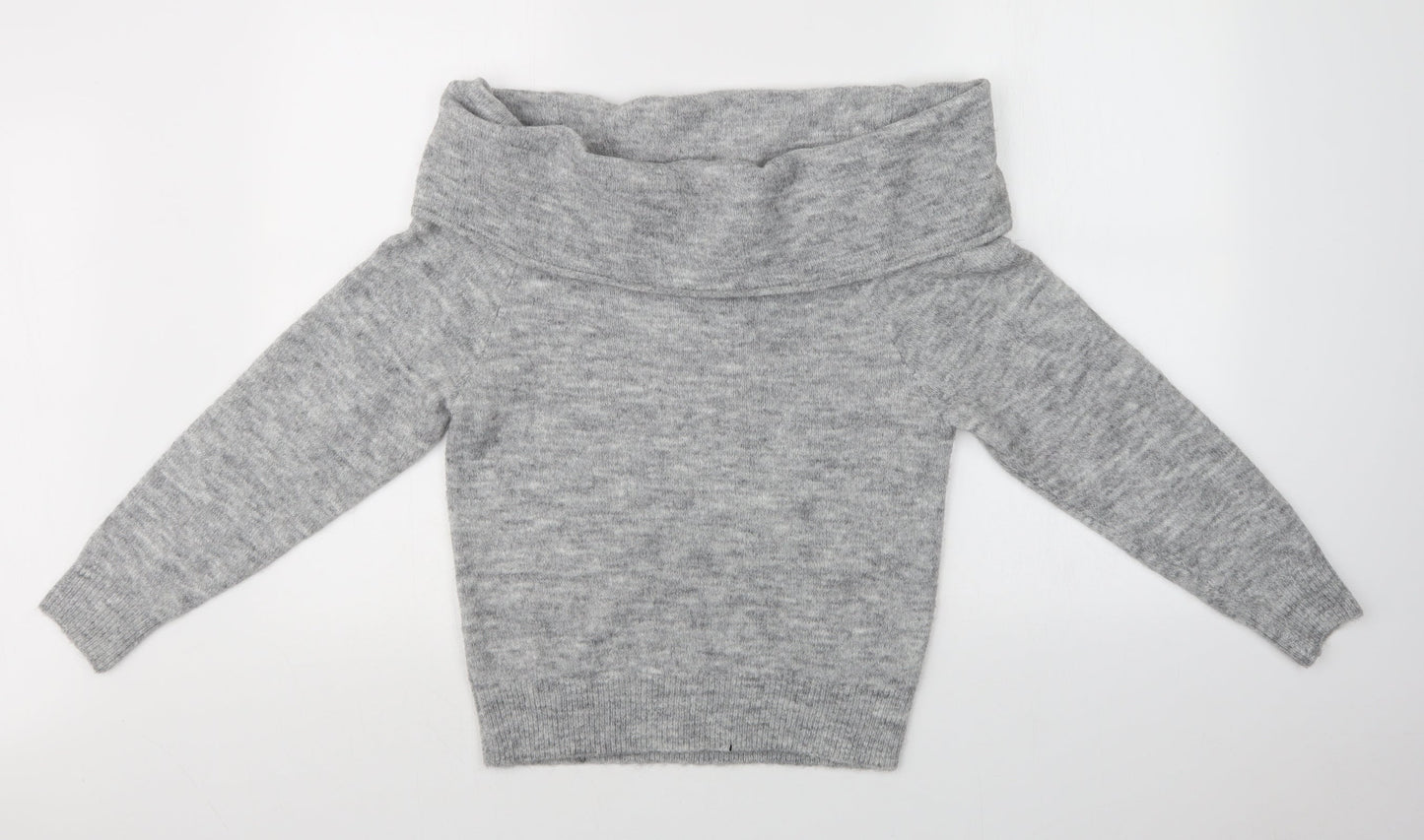 H&M Womens Grey   Pullover Jumper Size XS