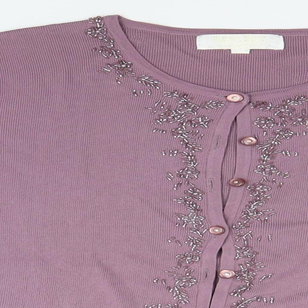reflect collection Womens Grey   Cardigan Jumper Size L