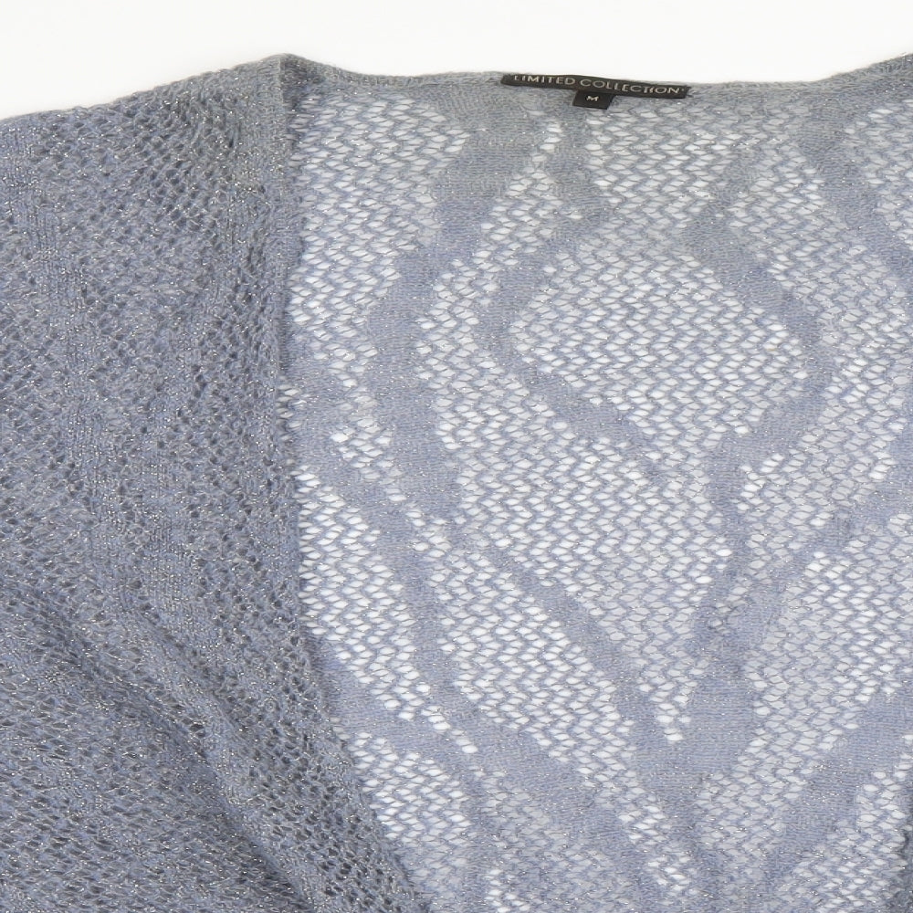 Limited Collection Womens Blue   Cardigan Jumper Size M