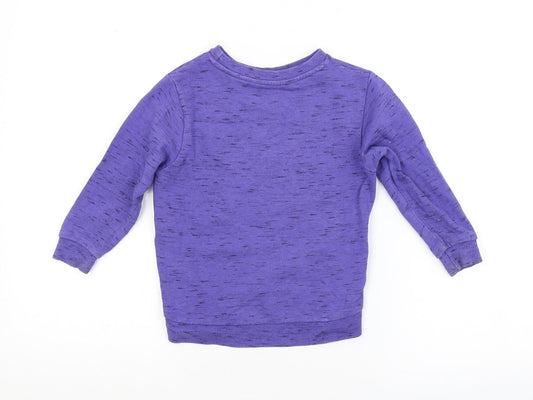 George Baby Purple   Pullover Jumper Size 18-24 Months