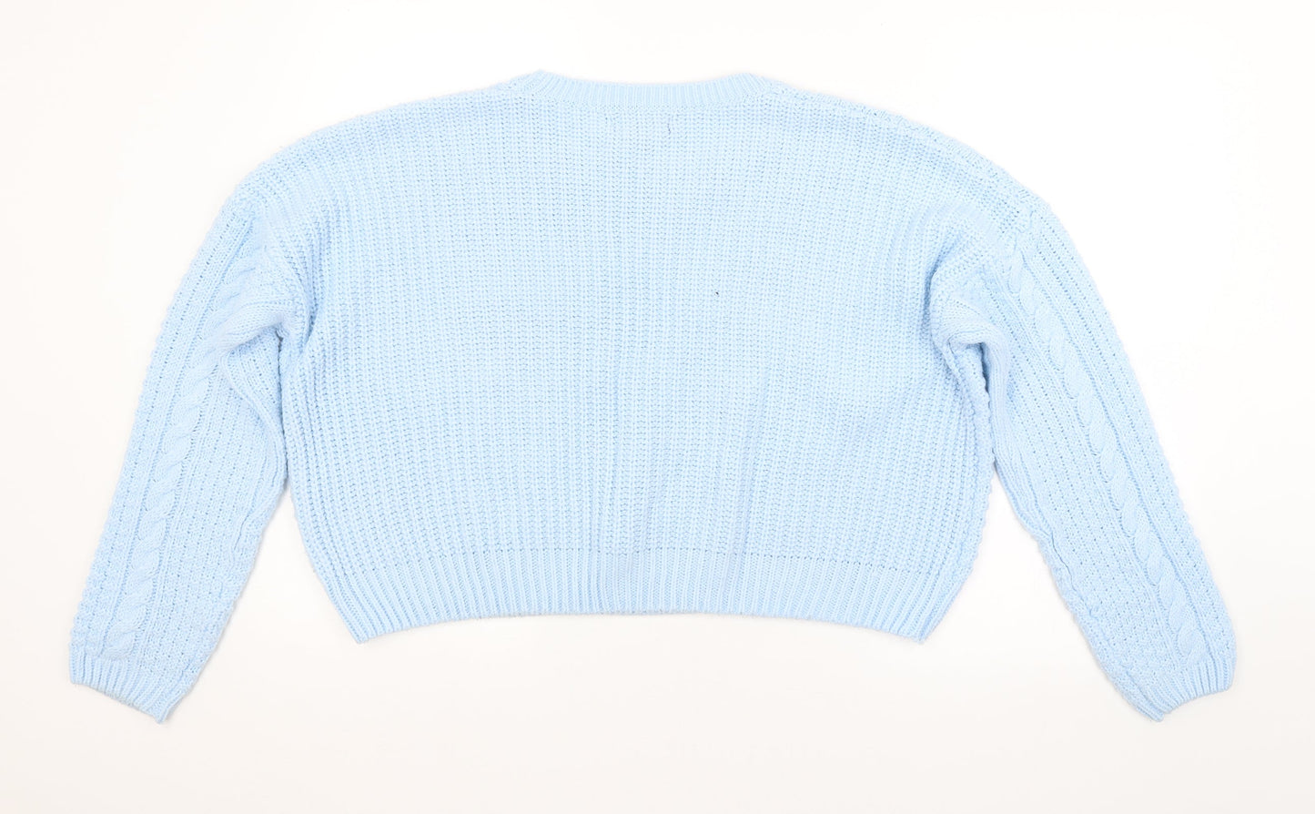 Atmosphere Womens Blue Argyle/Diamond  Pullover Jumper Size 14