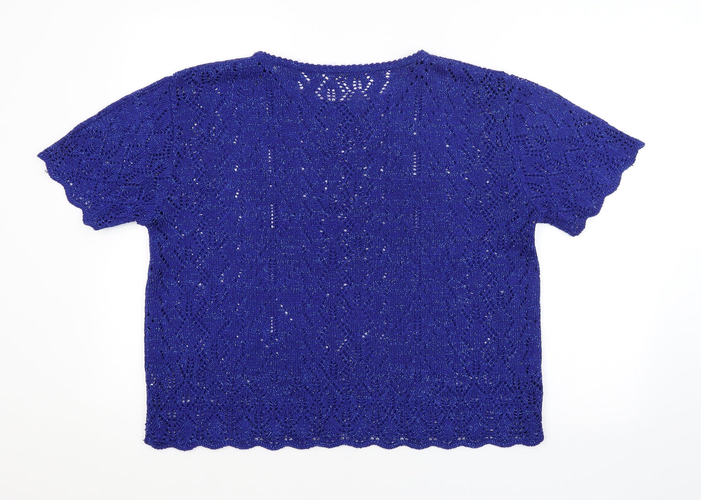 Berkertex Womens Blue Argyle/Diamond  Pullover Jumper