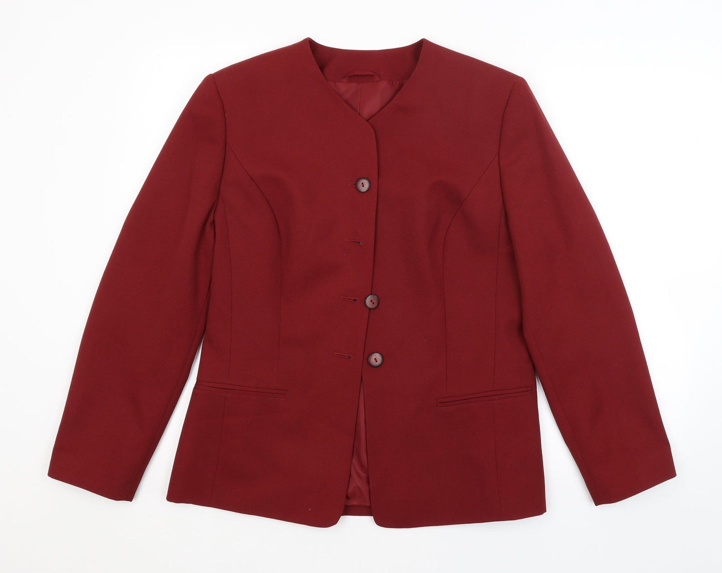 Preworn Womens Red   Jacket Blazer