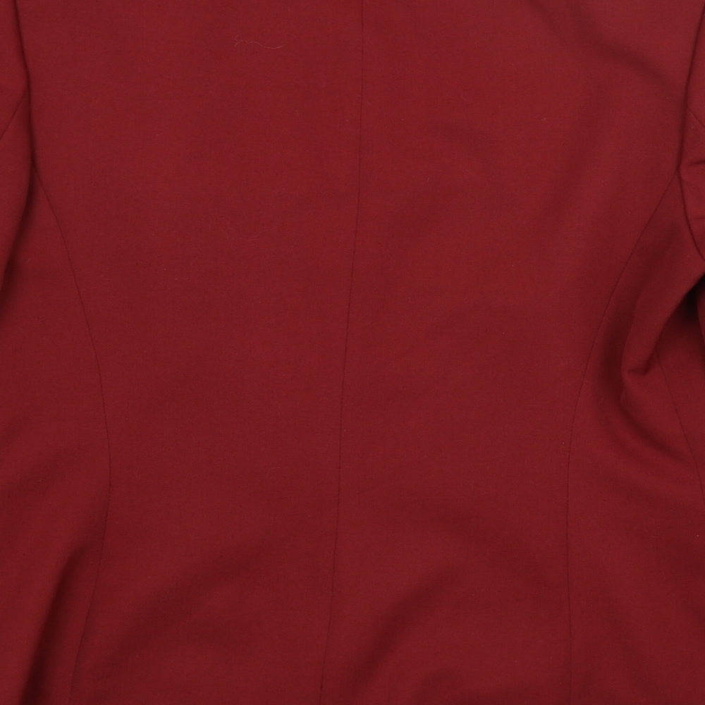 Preworn Womens Red   Jacket Blazer