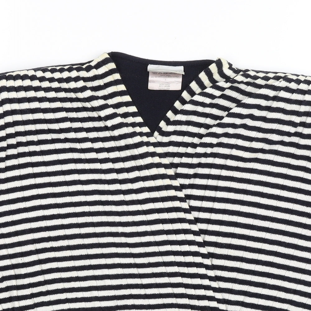 Preworn Womens Blue Striped  Pullover Jumper Size 16