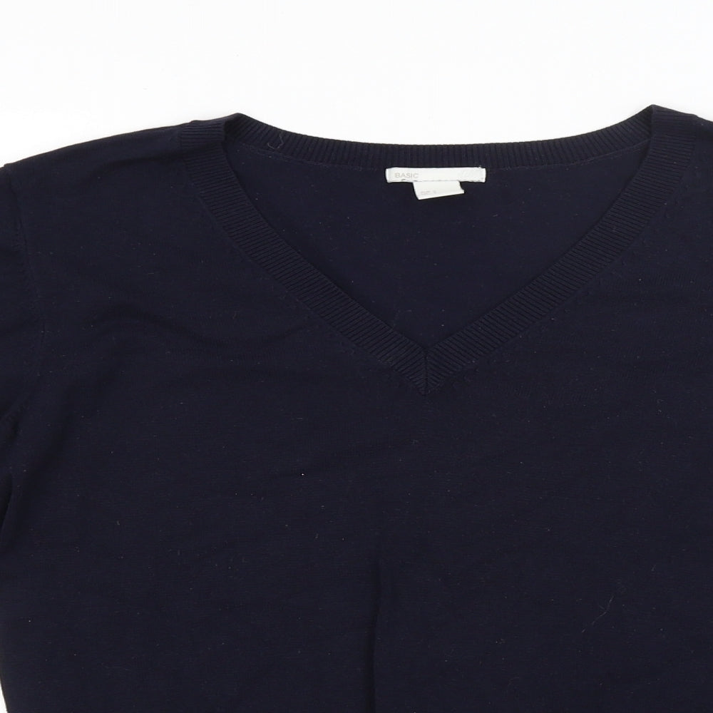 H&M Womens Blue   Pullover Jumper Size S