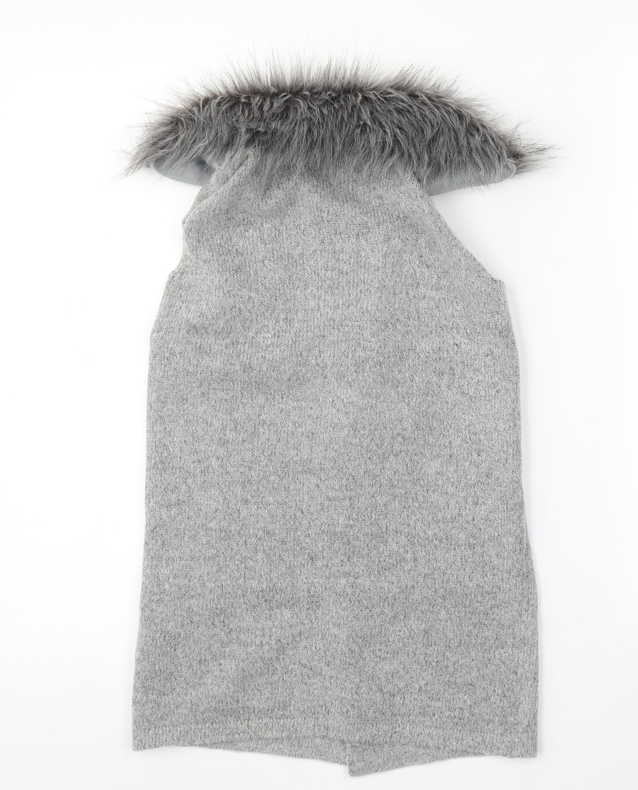 Primark Girls Grey   Wrap Jumper Size 8-9 Years