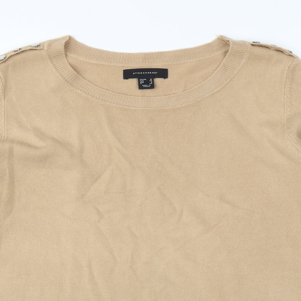 Atmosphere Womens Brown   Pullover Jumper Size 12