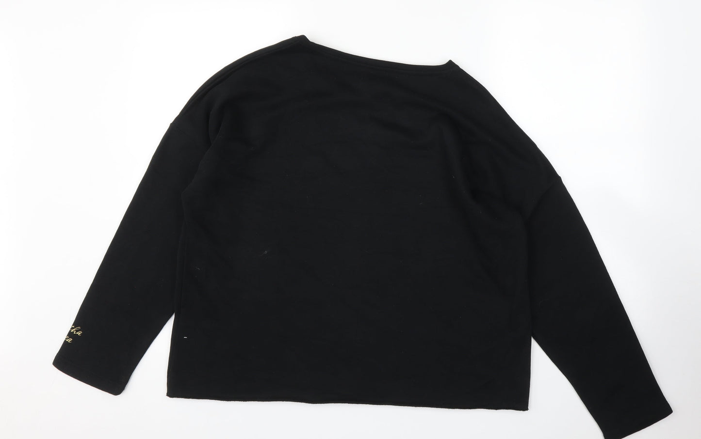Martha & Bea Womens Black   Pullover Sweatshirt One Size