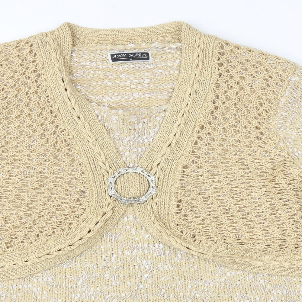 Ann Marie Womens Gold   Pullover Jumper Size S
