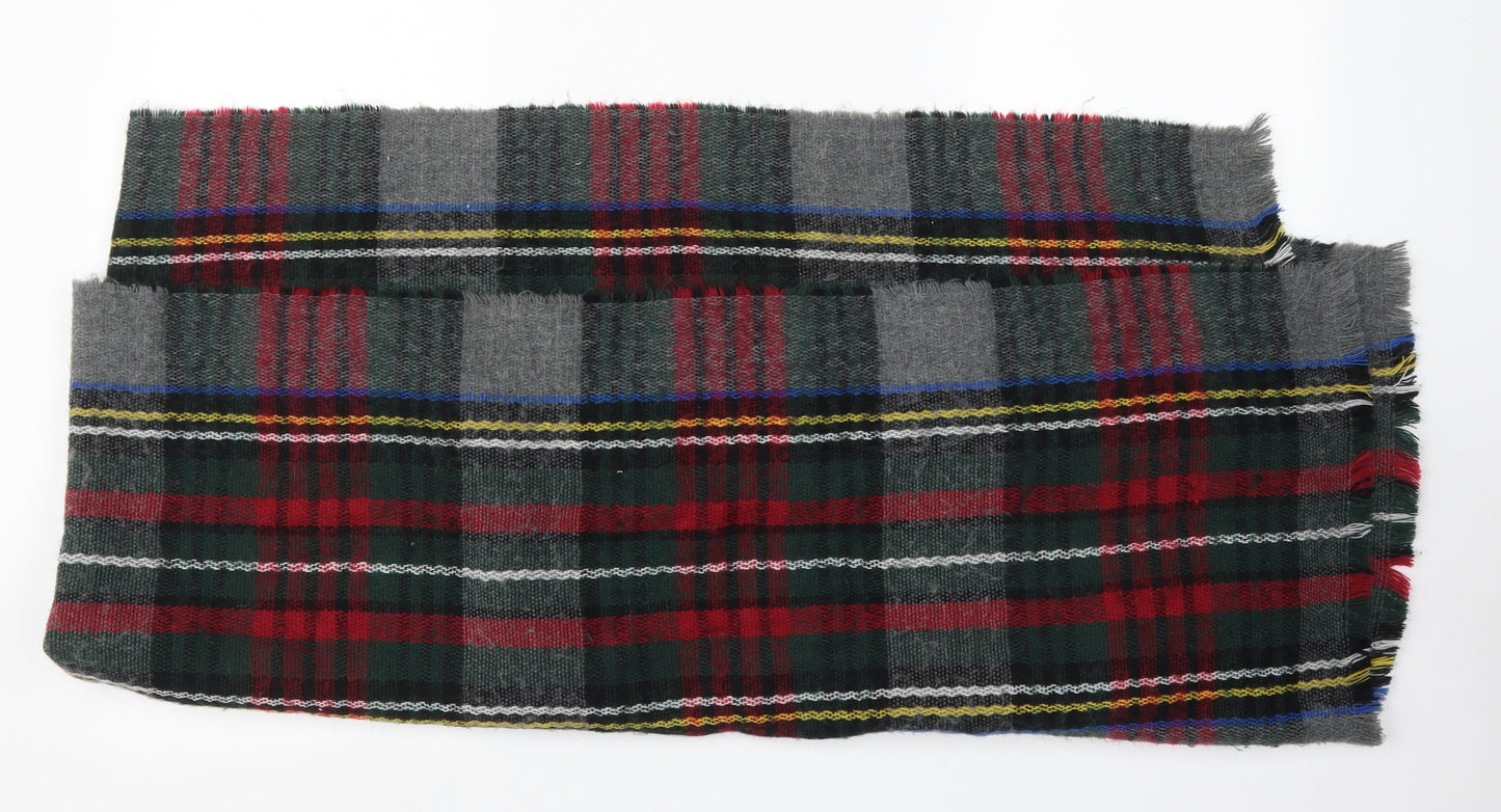 Preworn Unisex Multicoloured Plaid   Shawl/Wrap