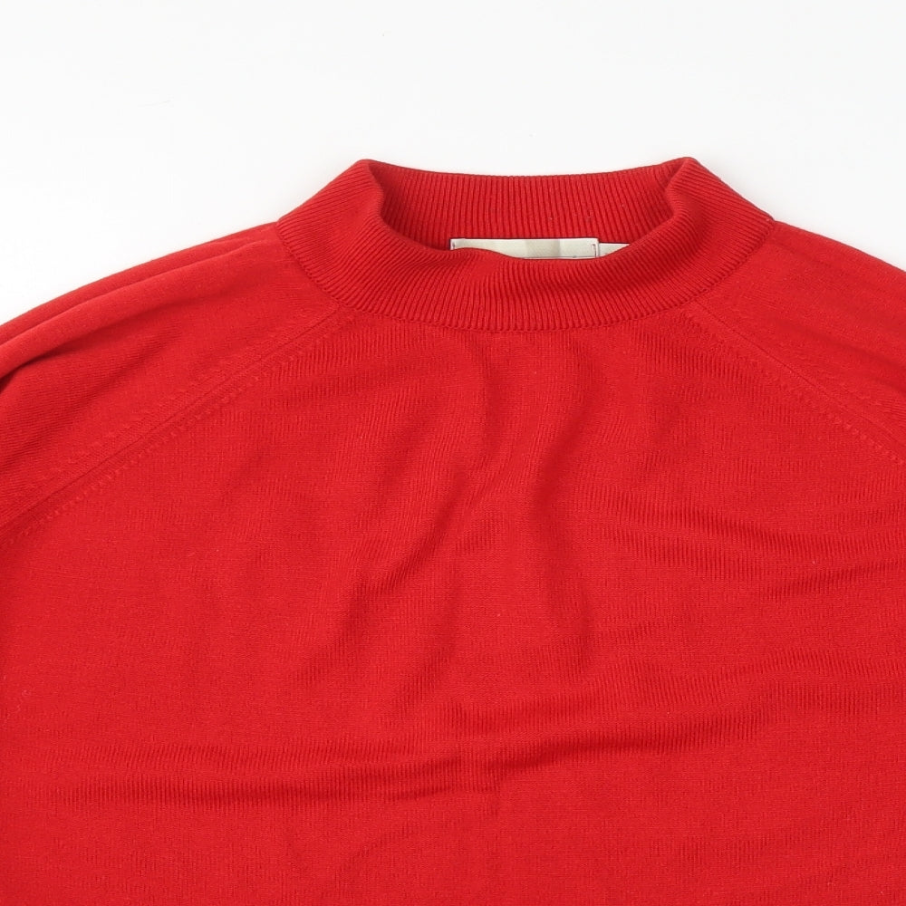 Jessica Reid Womens Red   Pullover Sweatshirt Size 16