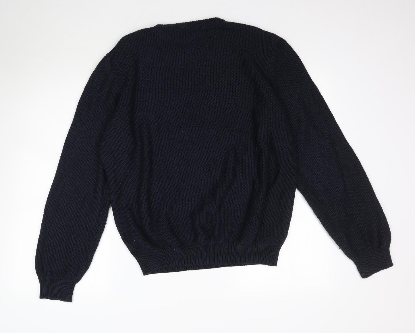 M&Co Womens Blue  Knit Pullover Jumper Size L