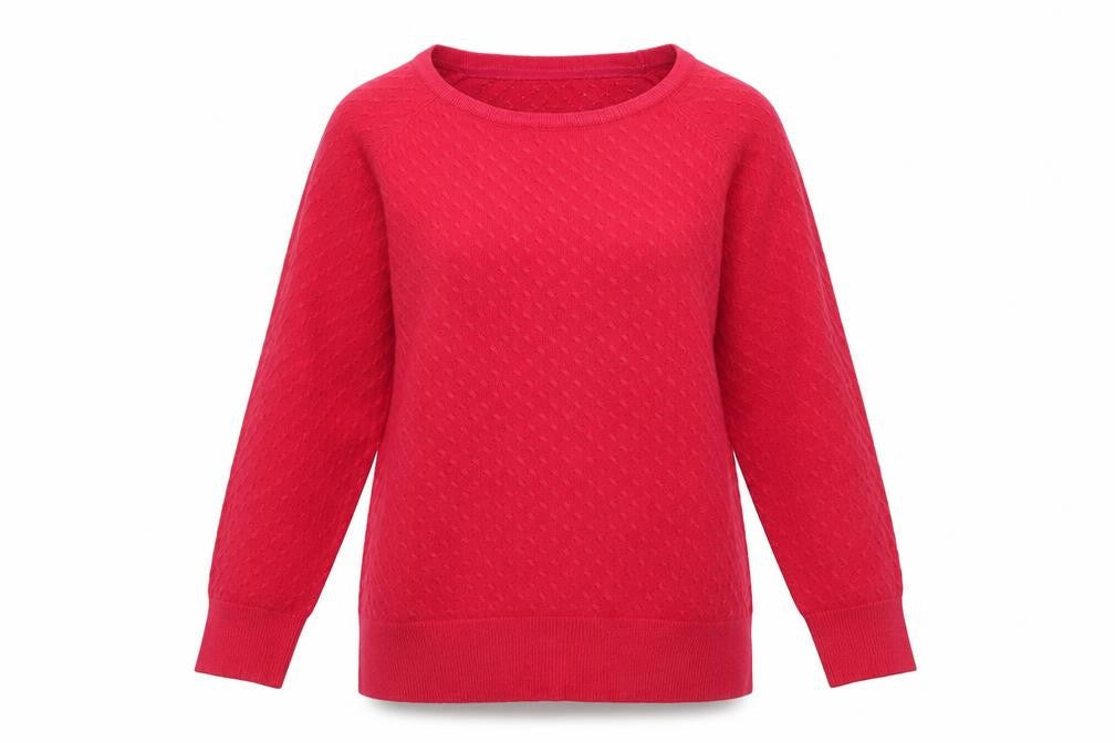 Marks and Spencer Womens Pink  Knit Pullover Jumper Size 10  - Textured
