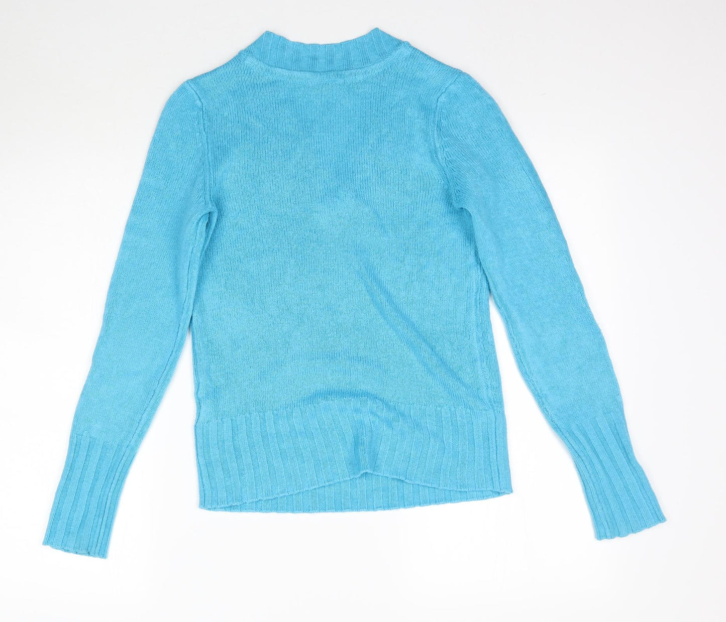 bpc Womens Blue  Knit Pullover Jumper Size XS