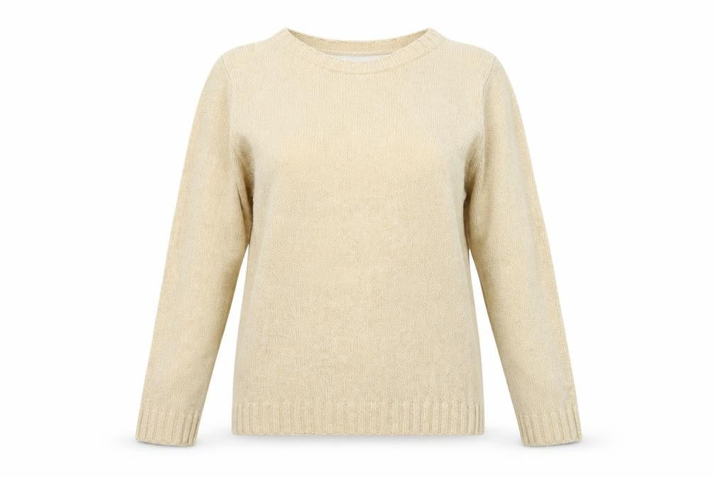 Marks and Spencer Womens Beige  Knit Pullover Jumper Size 12