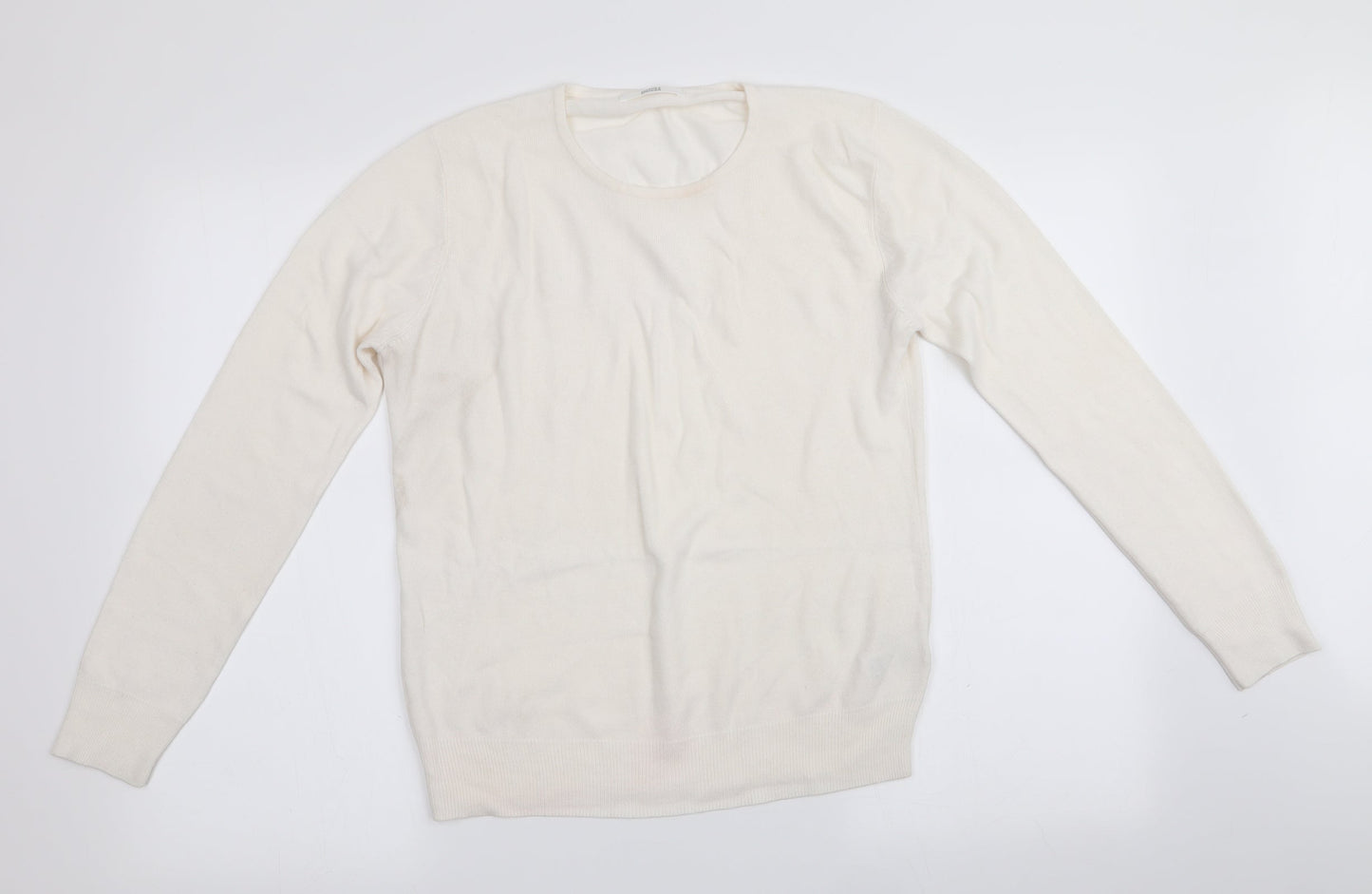 Marks and Spencer Womens Ivory   Pullover Jumper Size 8