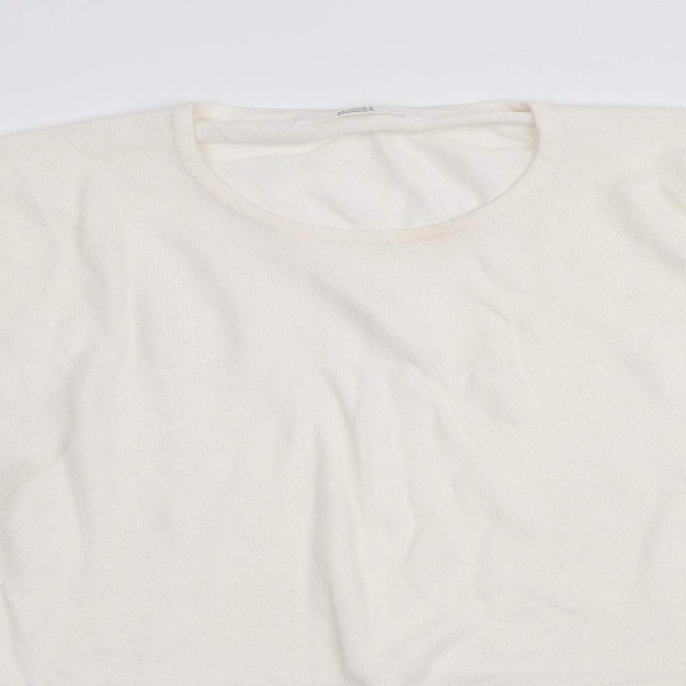Marks and Spencer Womens Ivory   Pullover Jumper Size 8