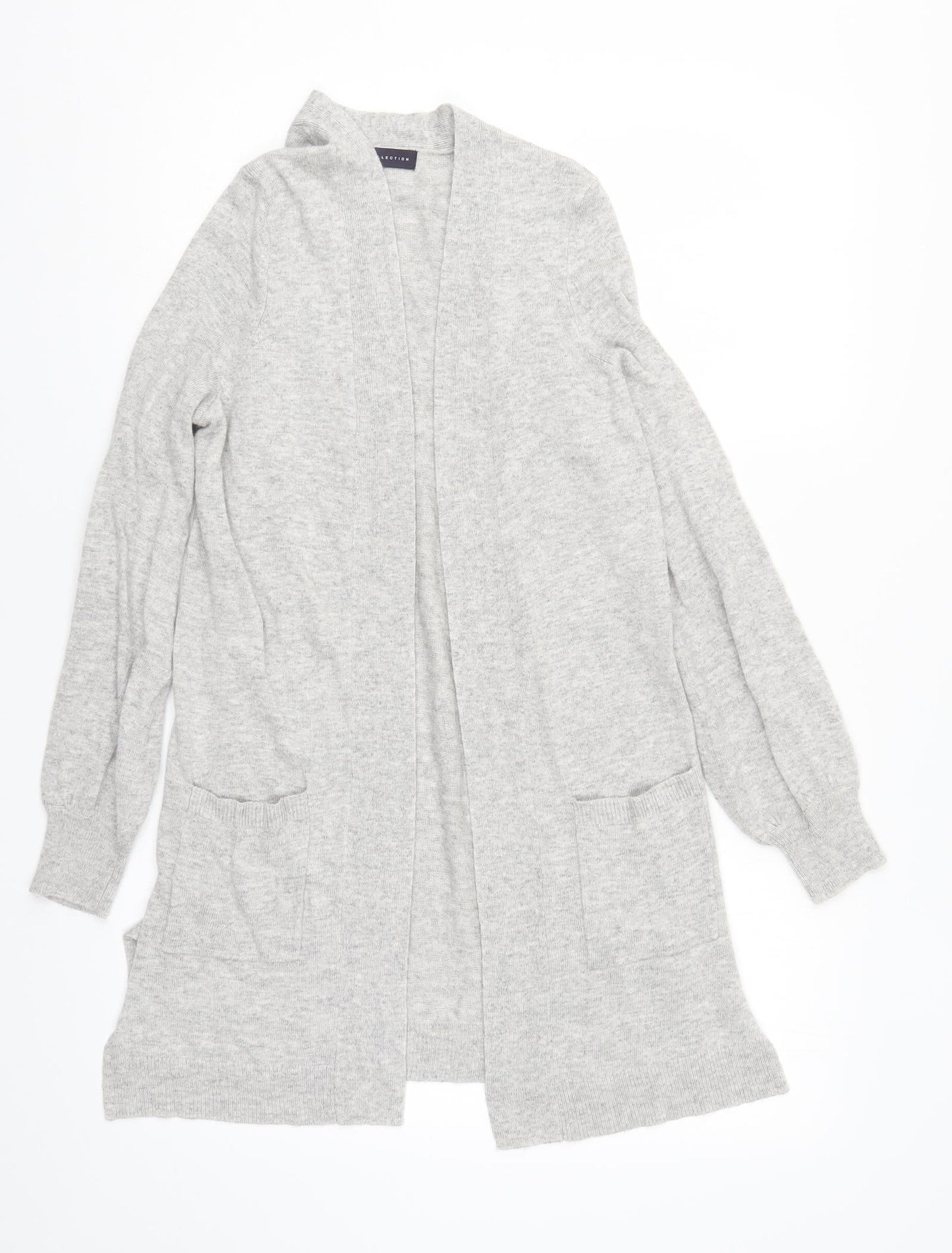 Marks and Spencer Womens Grey  Knit Cardigan Jumper Size S