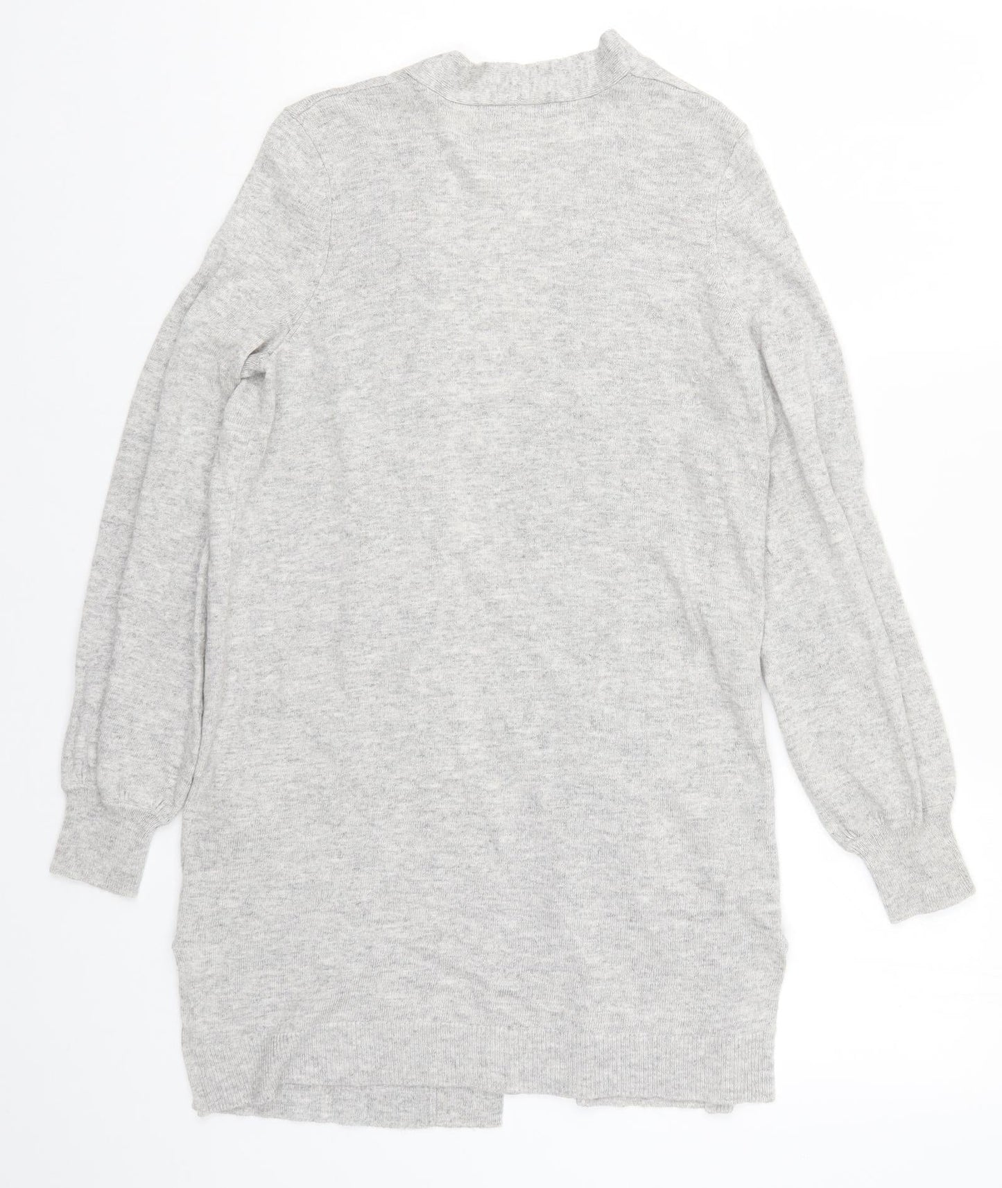 Marks and Spencer Womens Grey  Knit Cardigan Jumper Size S