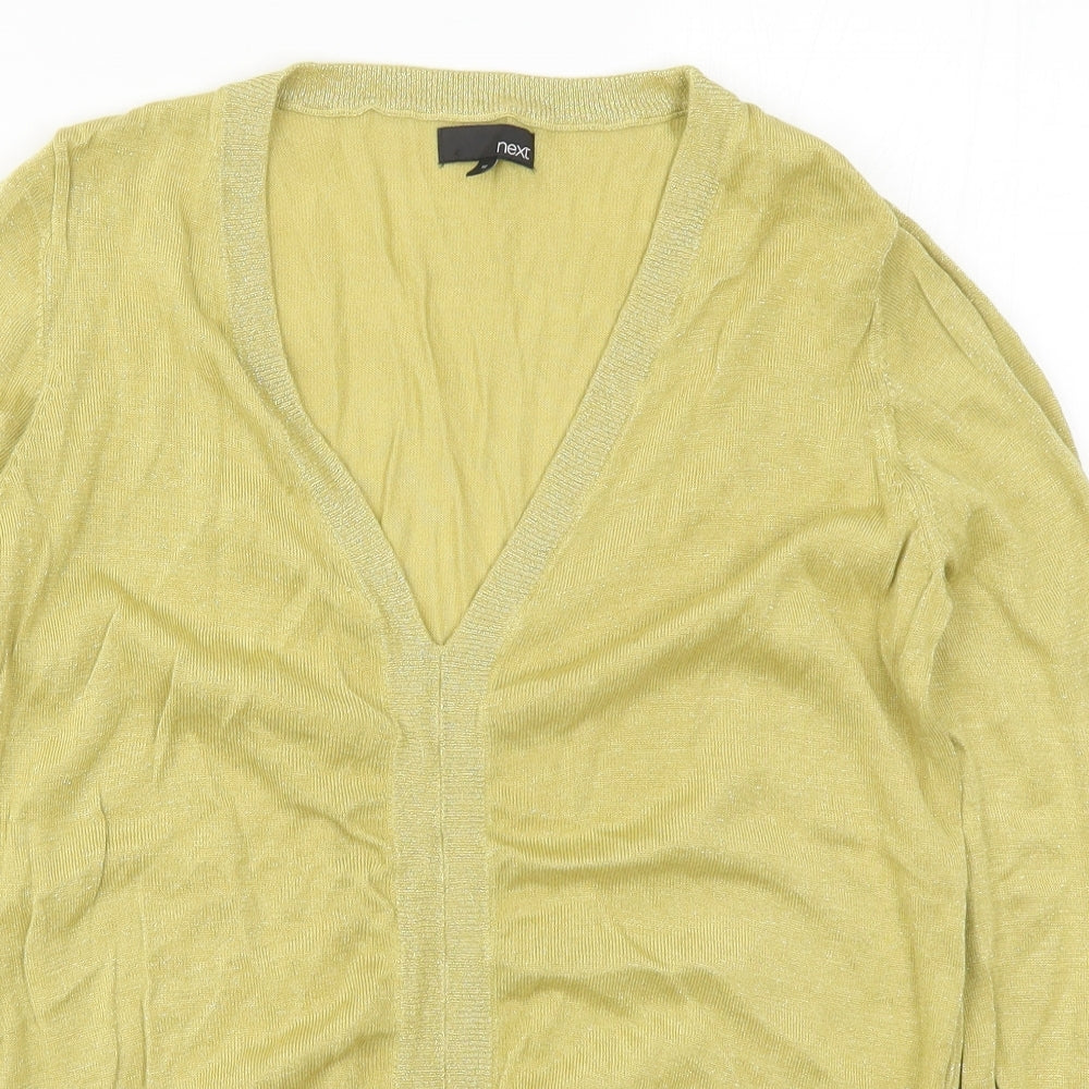 NEXT Womens Yellow  Knit Pullover Jumper Size 16