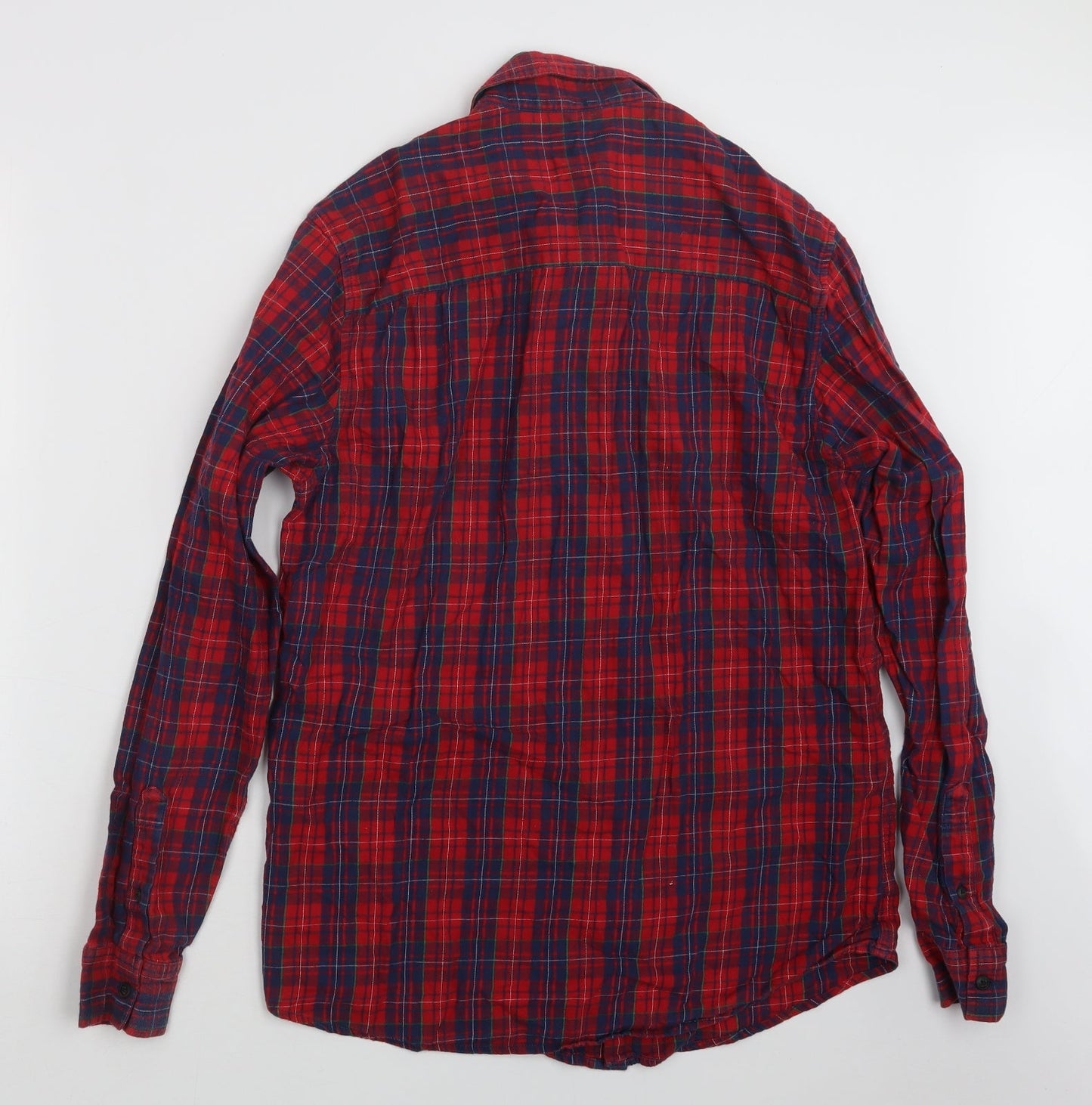 Matalan Mens Red Check   Button-Up Size M