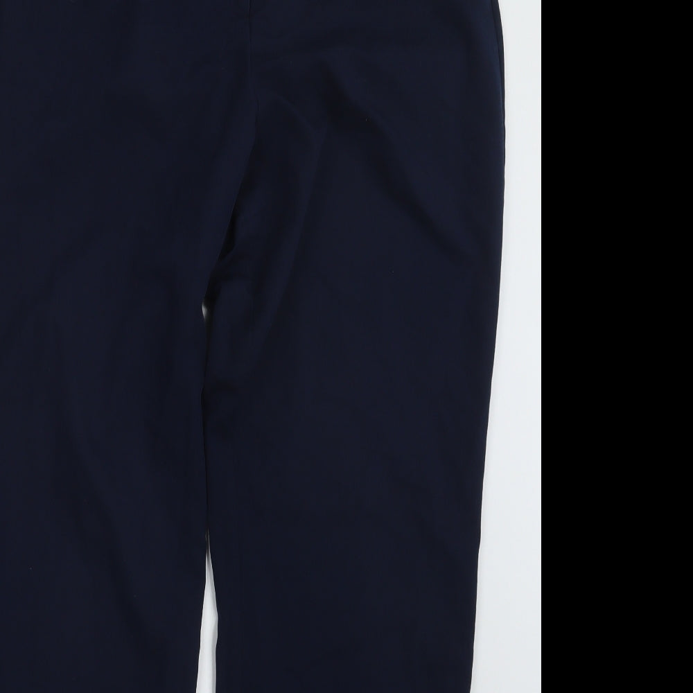 Magi Womens Blue   Trousers  Size 14 L28 in