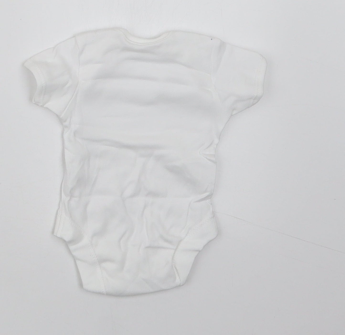 George Baby White   Babygrow One-Piece Size Newborn