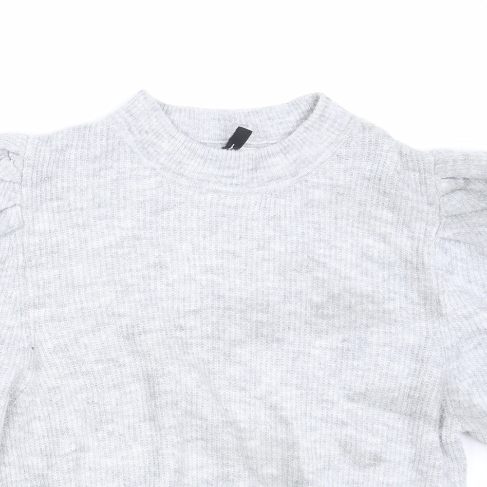 H&M Womens Grey   Pullover Jumper Size M