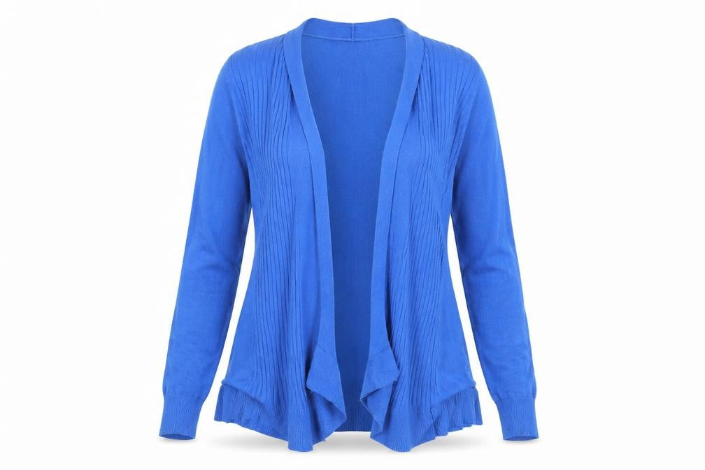 M&S Womens Blue   Wrap Jumper Size S