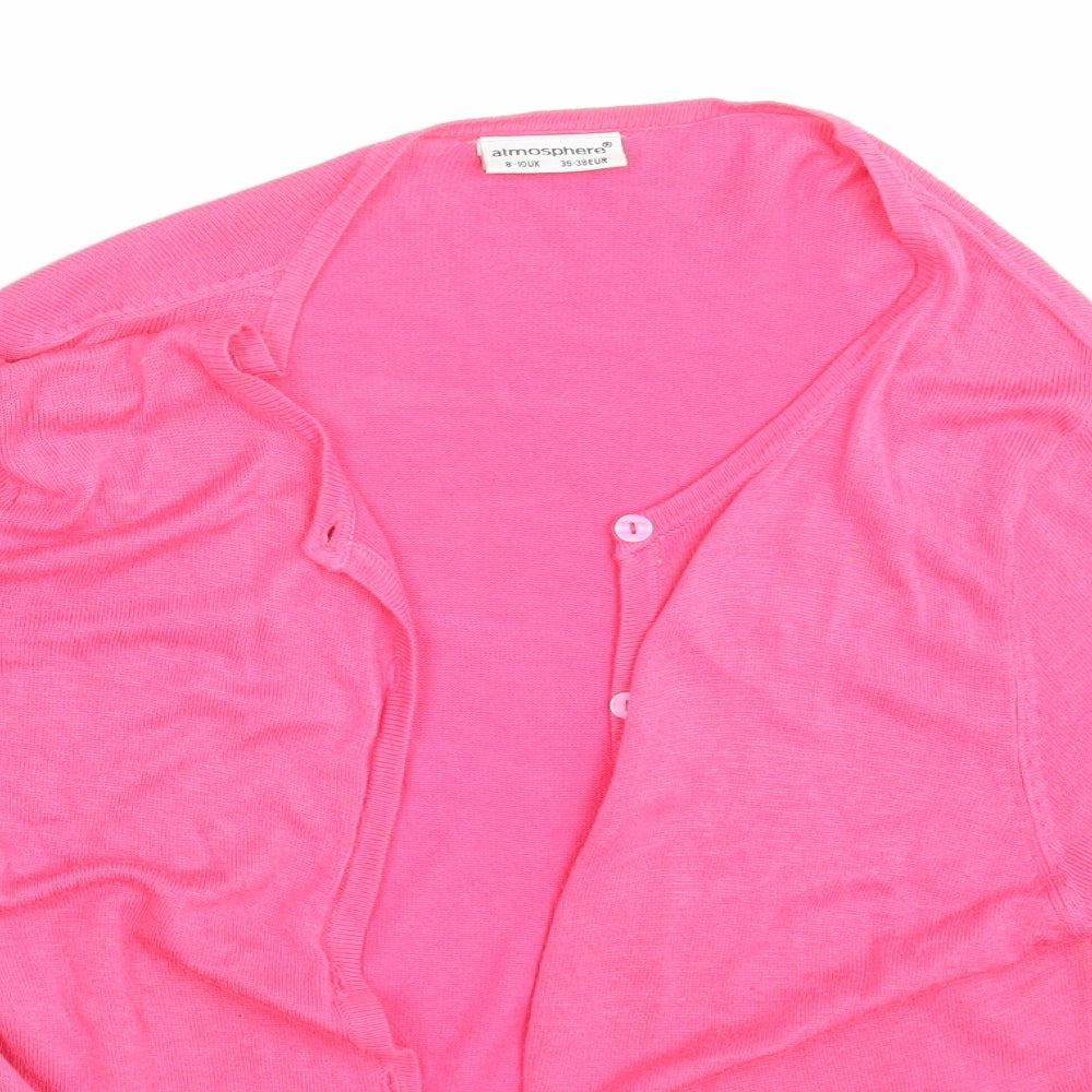 Atmosphere Womens Pink   Wrap Jumper Size 8