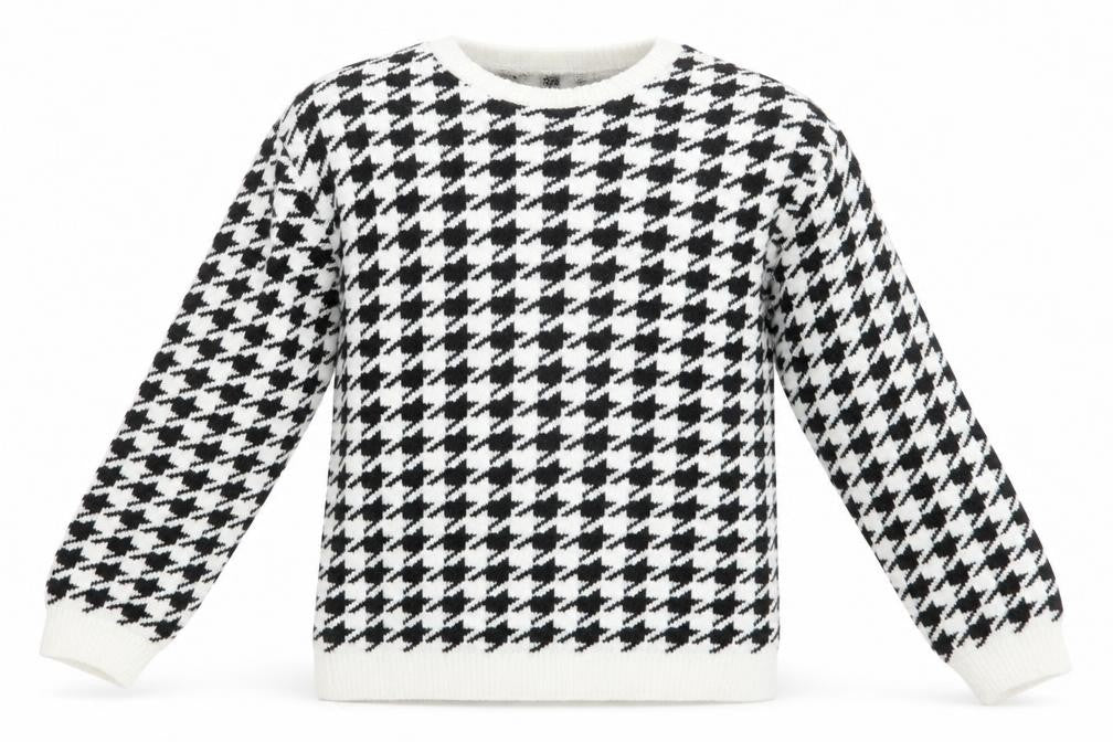 George Boys White Herringbone  Pullover Jumper Size 14-15 Years