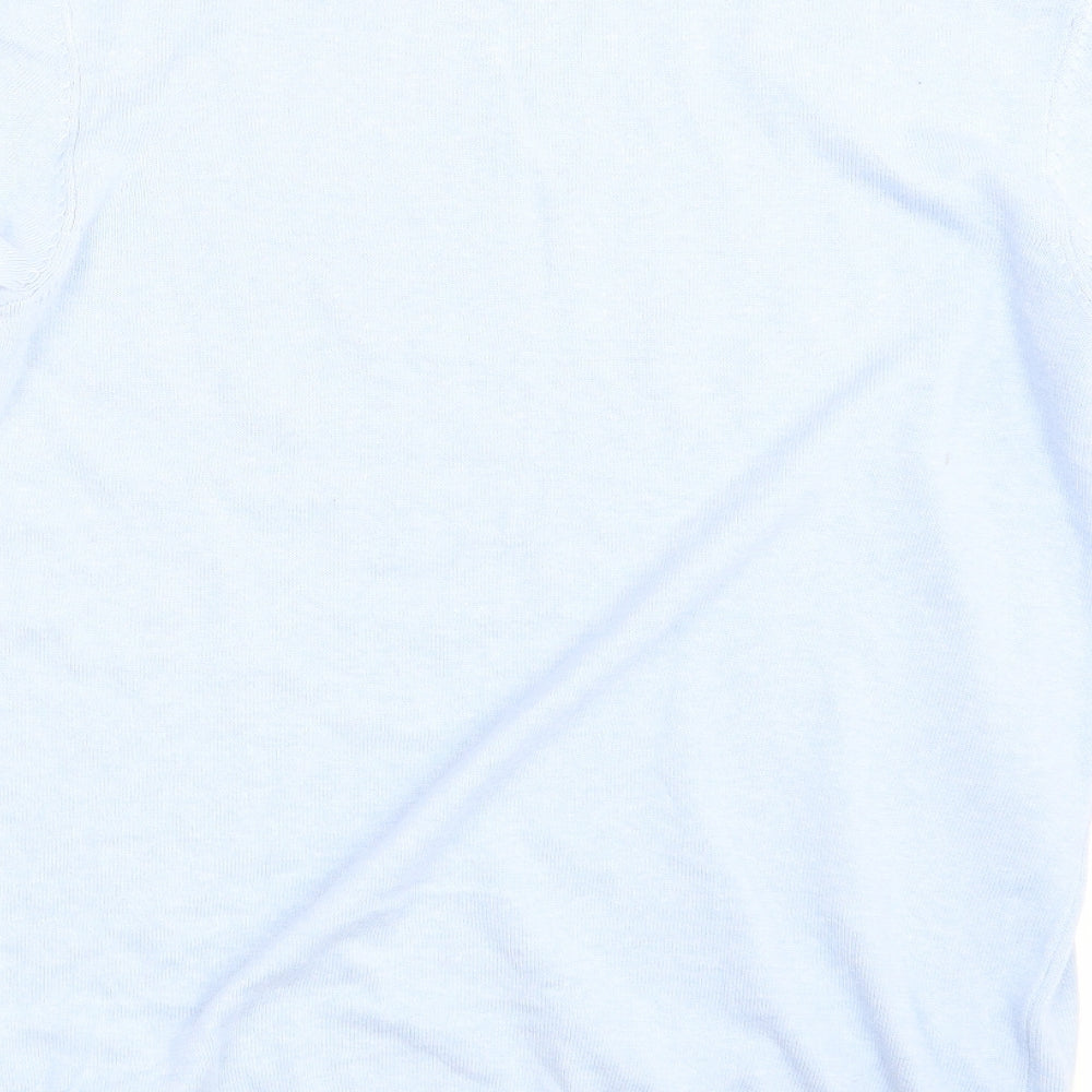 John Devin Mens Blue   Pullover Sweatshirt Size M