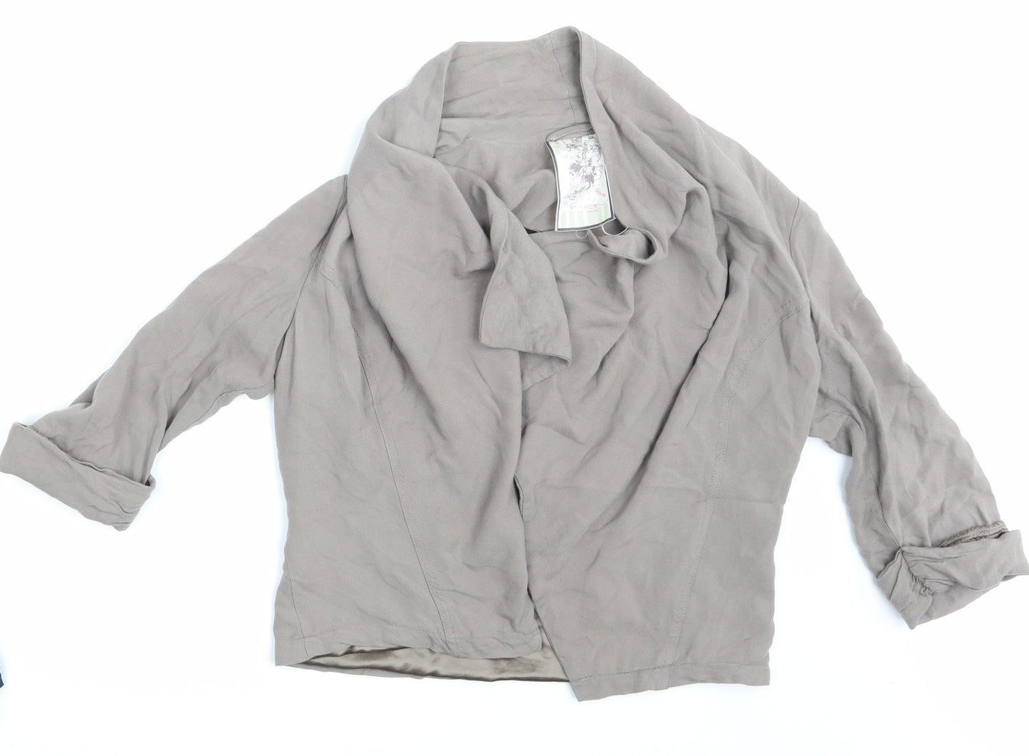 New Look Womens Beige   Wrap Jumper Size 14