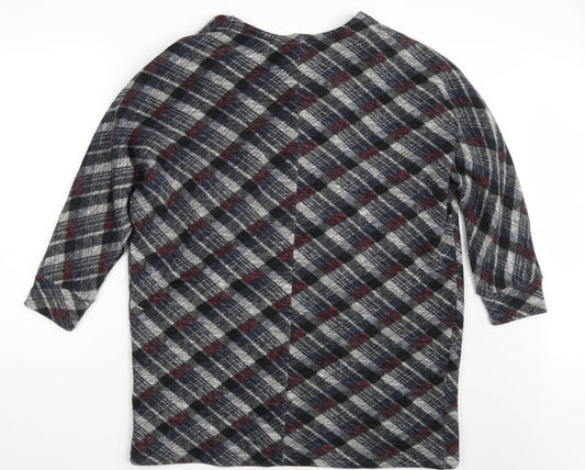Klass Womens Multicoloured Geometric  Jacket Blazer Size S