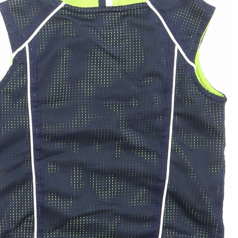 Athletic Works Boys Blue   Basic T-Shirt Size 3 Years