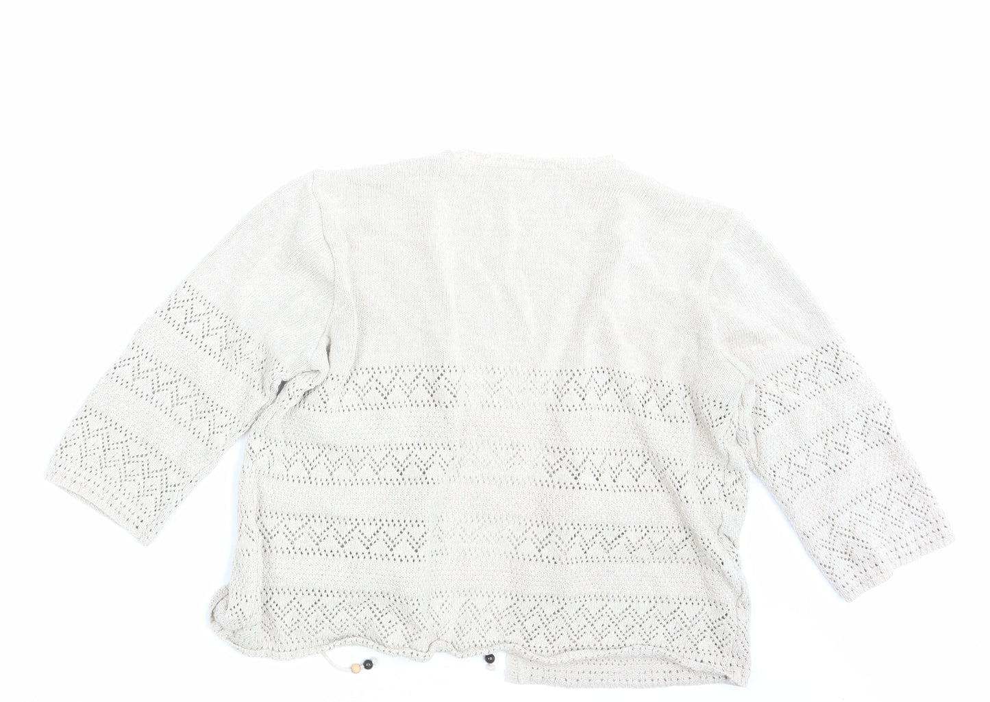 Berkertex Womens Beige   Cardigan Jumper Size 14