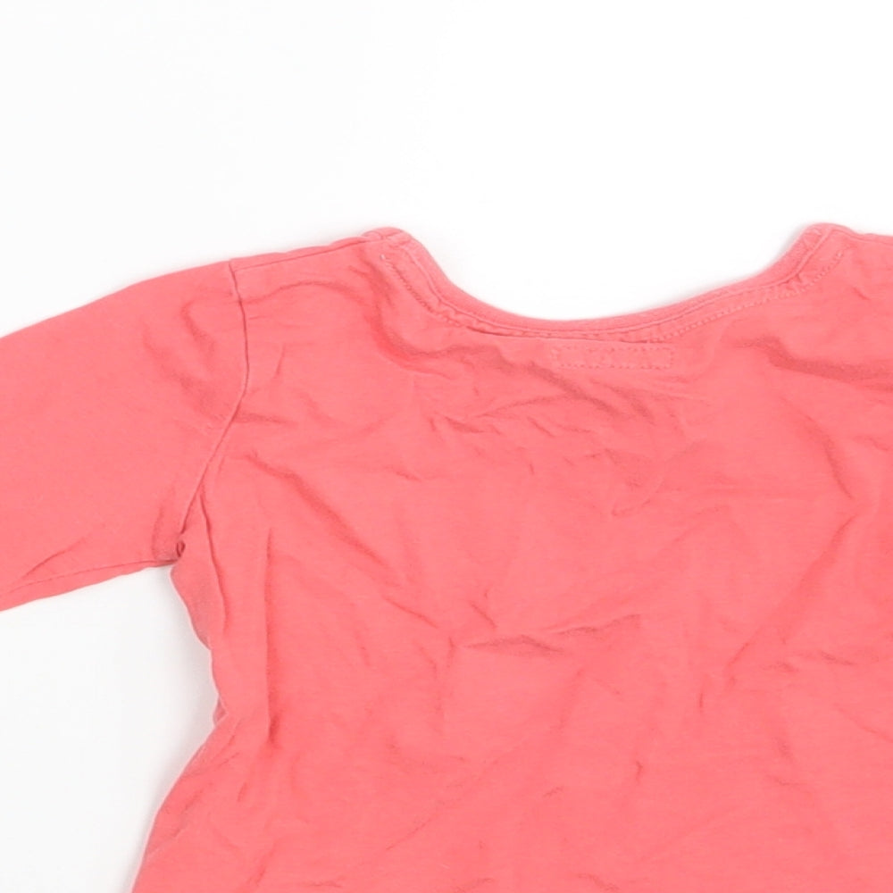 NEXT Girls Pink   Basic T-Shirt Size 6-9 Months