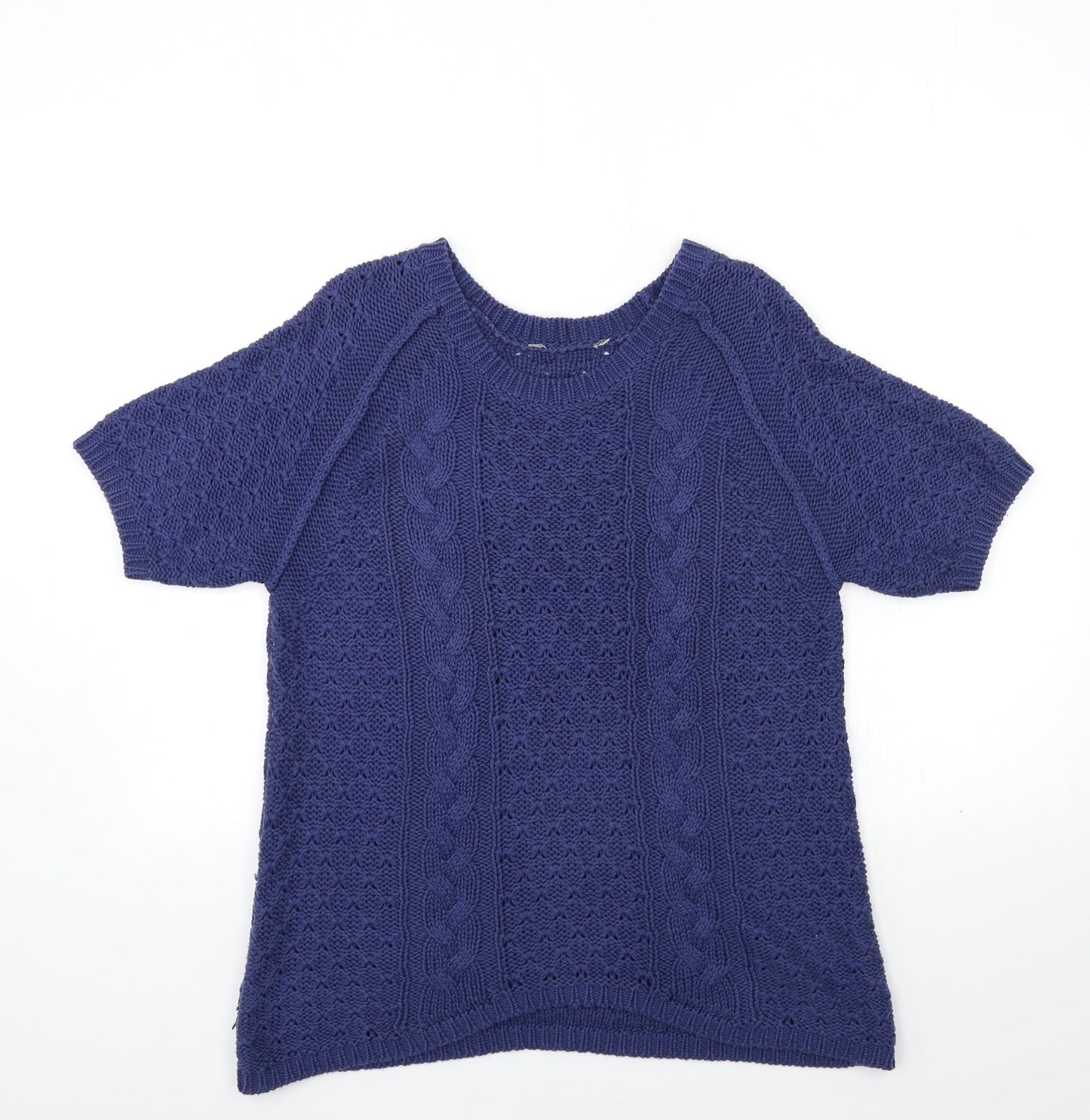 Dorothy Perkins Womens Blue  Knit Pullover Jumper Size 12