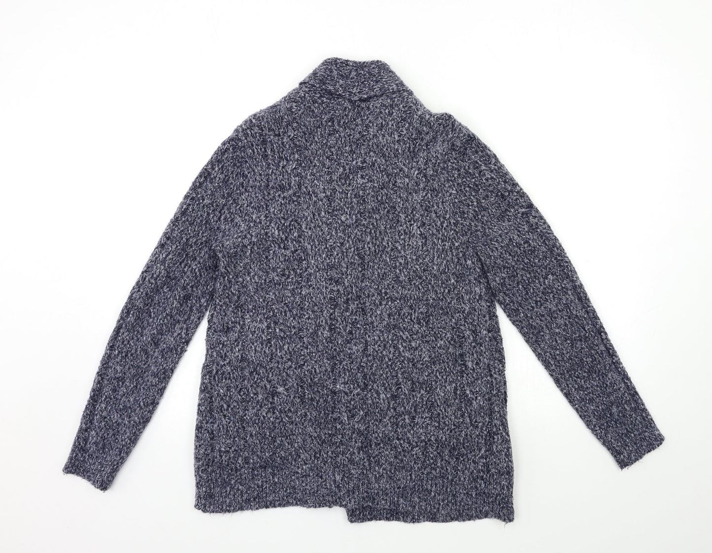 Maine Womens Blue  Knit Cardigan Jumper Size 10