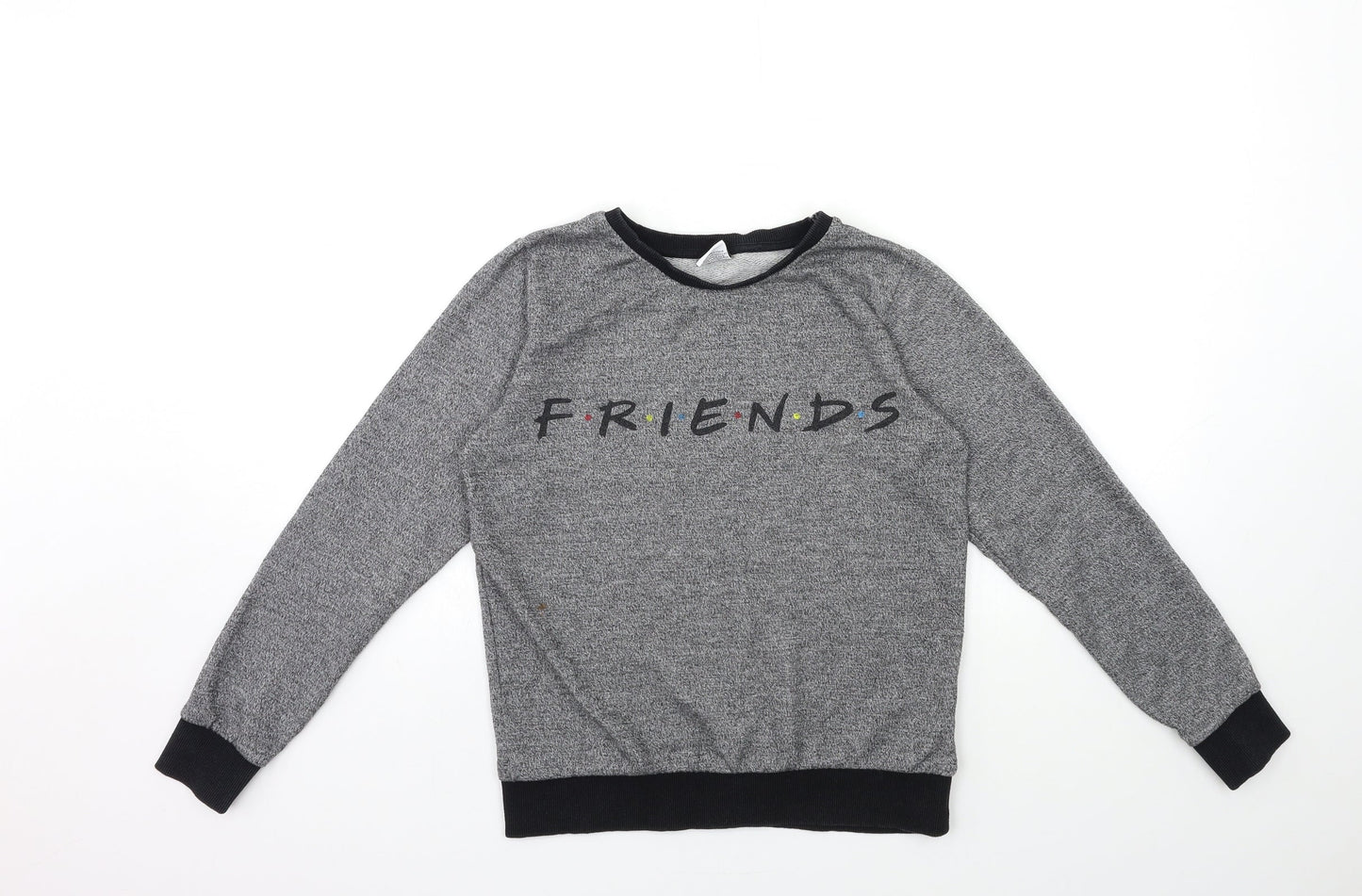FRIENDS Womens Grey   Pullover Sweatshirt Size 6  - FRIENDS