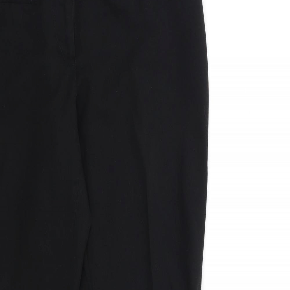 NEXT Womens Black   Trousers  Size 12 L28 in