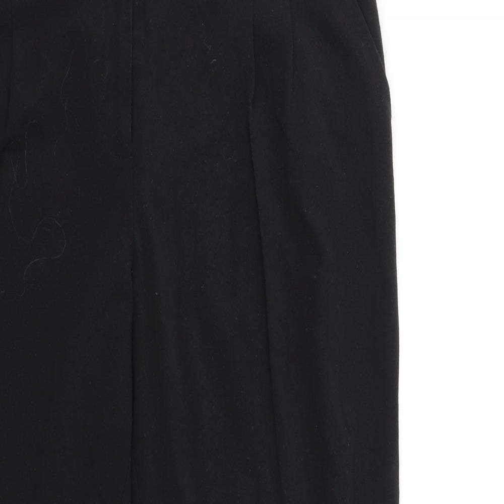 M&Co Womens Black   Trousers  Size 12 L29 in